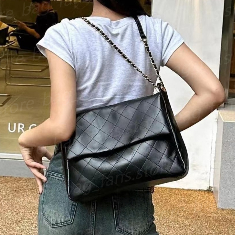 (go off picture not the description) Designer Vagrant Bags Fashion Women's Crossbody Bags with High Capacity Gold Logo Chain Bag Black Brown 25611