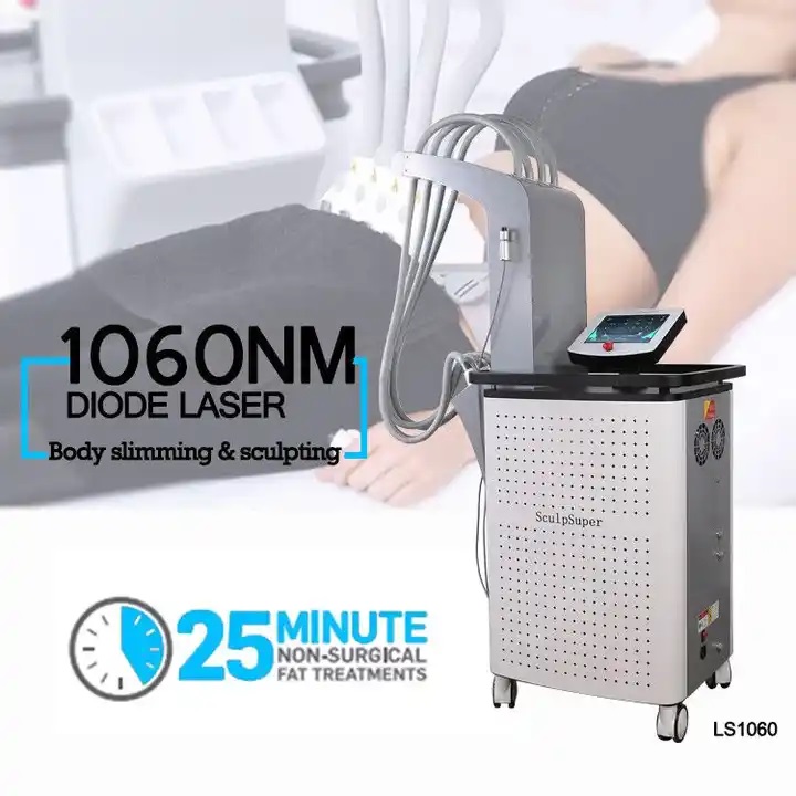 Latest 1060Nm Laser Anti- Cellulite Weight Loss 1060 Lipo Body Sculpting Laser Slimming Machine