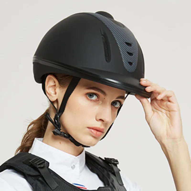 Riding Helmets Breathable Equestrian Helmet Professional Horse For Men Women Children Equipments EPS Adjustable 4962cm 231213