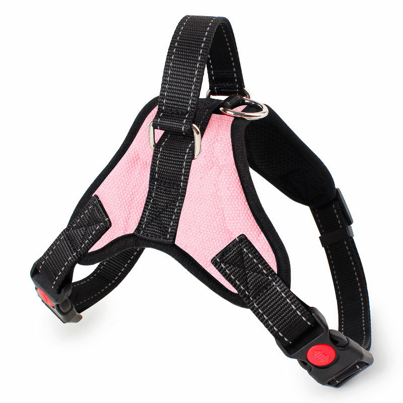 Dog Harness Pet Cat Adjustable Leashes with Leash Reflective Breathable for Small and Large DogHarness Vest Pets Supplies Ya943 Z250326