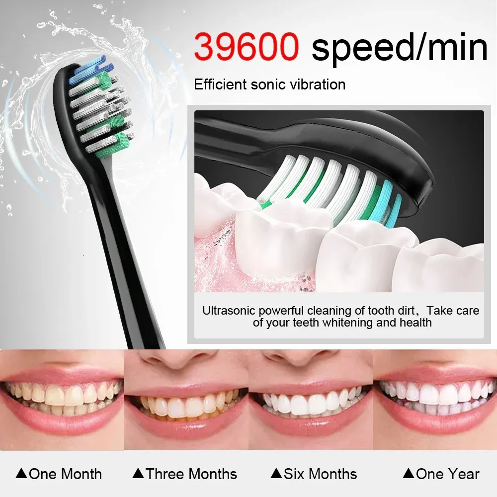 Toothbrush Sonic Electric Toothbrush Intelligent Ultrasonic Tooth Whitening Charging Adult Toothbrush Sarmocare S100 231214