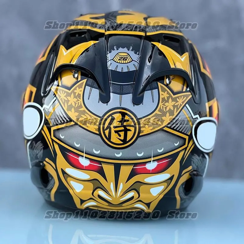 Cycling Helmets Ram3 Pedrosa Samurai Half Helmet Men and Women Motorcycle Off Road Summer Downhill Racing Mountain Cross Casco Capacete 231214