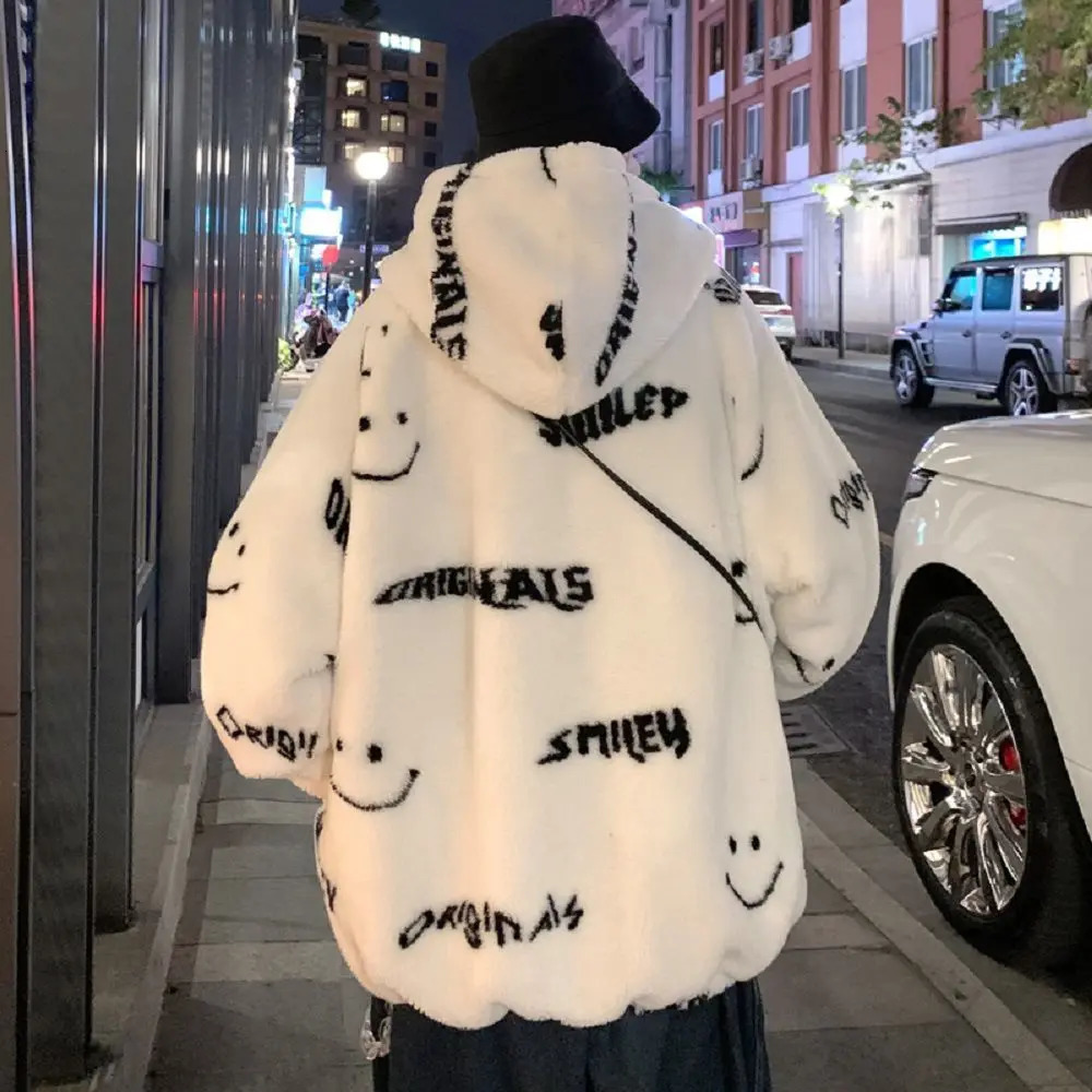 Women's Down Parkas Korean Autumn And Winter Lamb Down Cotton-padded Clothes Men Women Street Personality Loose Cotton-padded Jacket Couple Coat 