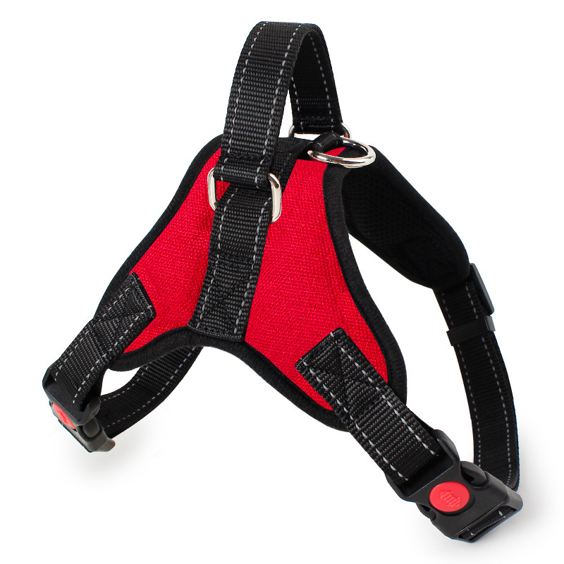 Dog Harness Pet Cat Adjustable Leashes with Leash Reflective Breathable for Small and Large DogHarness Vest Pets Supplies Ya943 Z250326