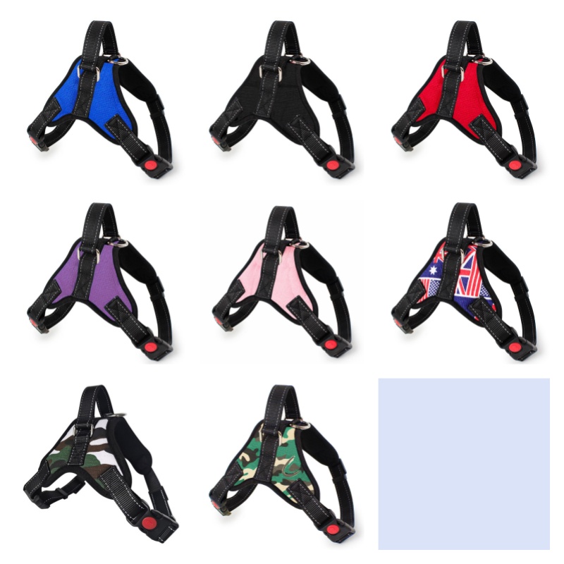 Dog Harness Pet Cat Adjustable Leashes with Leash Reflective Breathable for Small and Large DogHarness Vest Pets Supplies Ya943 Z250326