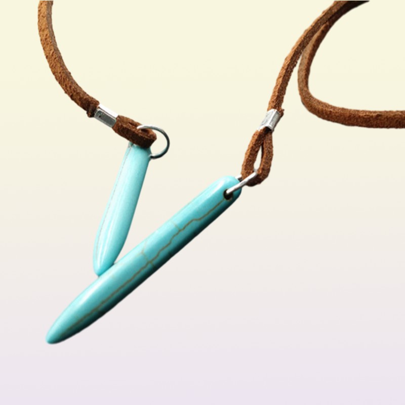 Turquoise bar Necklace Choker Tiny Dainty Minimalist Jewelry for Women for girlfriend
