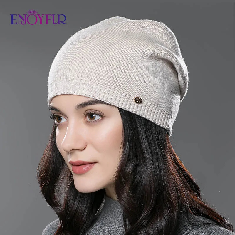 BeanieSkull Caps Women's hat knitted Wool hats for winter Hip-hop Style Gorros For female good quality casual caps 231215