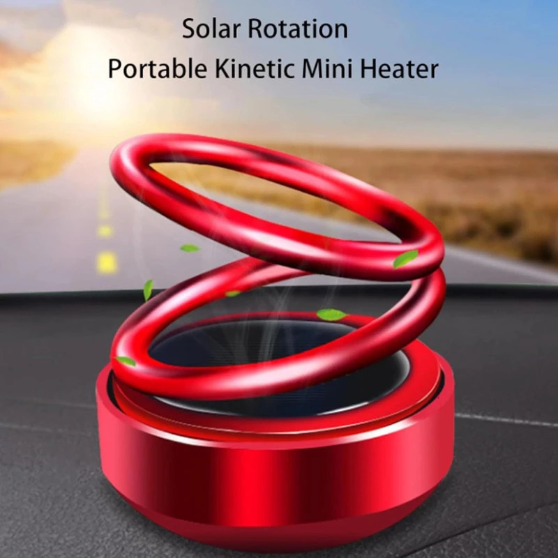Car Air Freshener Solar Car Air Freshener rotate Kinetic Molecular Heater Fragrance Supplies Interior Accessories Decor Flavoring Perfume Diffuser 231