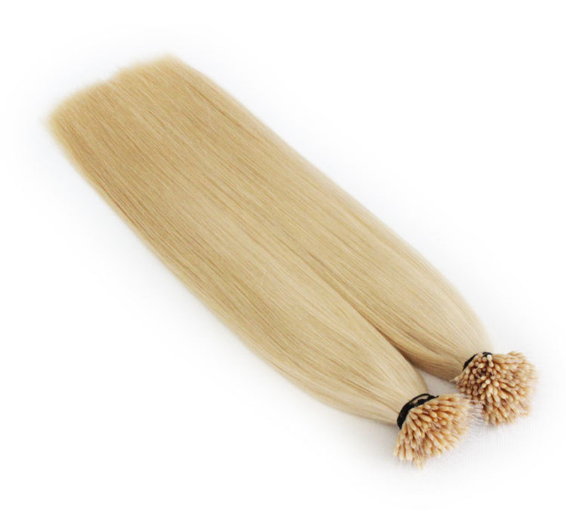 300s Thick Remy Micro Beads Human Hair Extensions European Natural Black colors Peruvian Virgin Hair Black Brown Blonde Piano Nano Ring Hair 300g