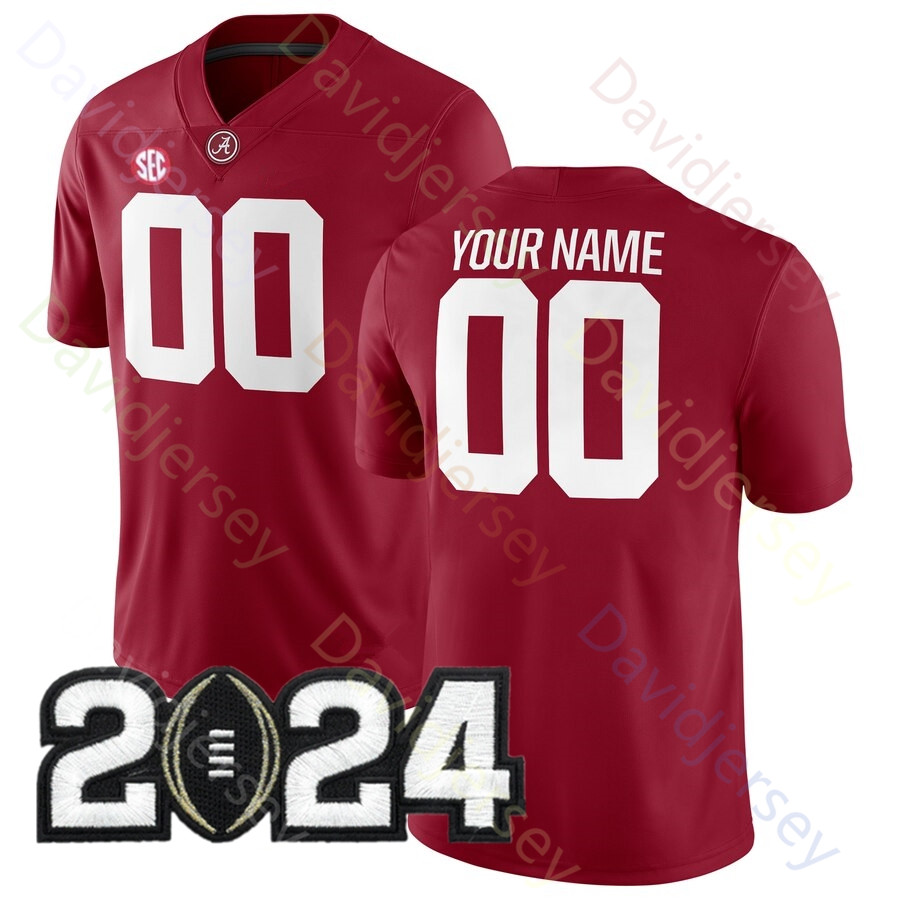 2024 Alabama Crimson Tide Football Jersey Custom Men Youth 4 Jalen Milroe 22 Justice Haynes 2 Williams Richard 26 Jam Miller 9 Jaylen Mbakwe Jerseys 1