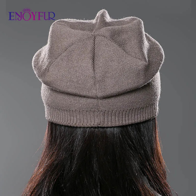 BeanieSkull Caps Women's hat knitted Wool hats for winter Hip-hop Style Gorros For female good quality casual caps 231215