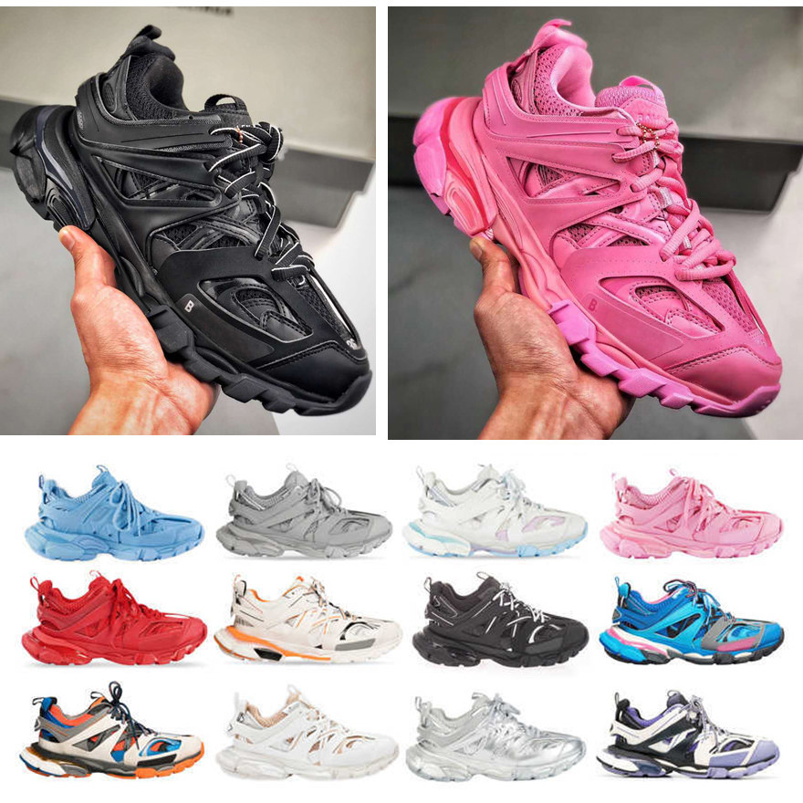 designer casual shoes men women platform sneakers out of office sneaker Skate Sneakers triple black white Pink blue orange women shoes leather mens shoes trainers