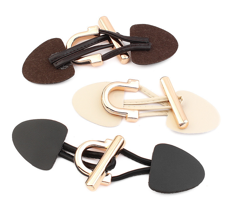 0C40010 Metal Button Buckle Accessories Genuine Leather Cowhide High End Button DIY Clothing Woolen Coat
