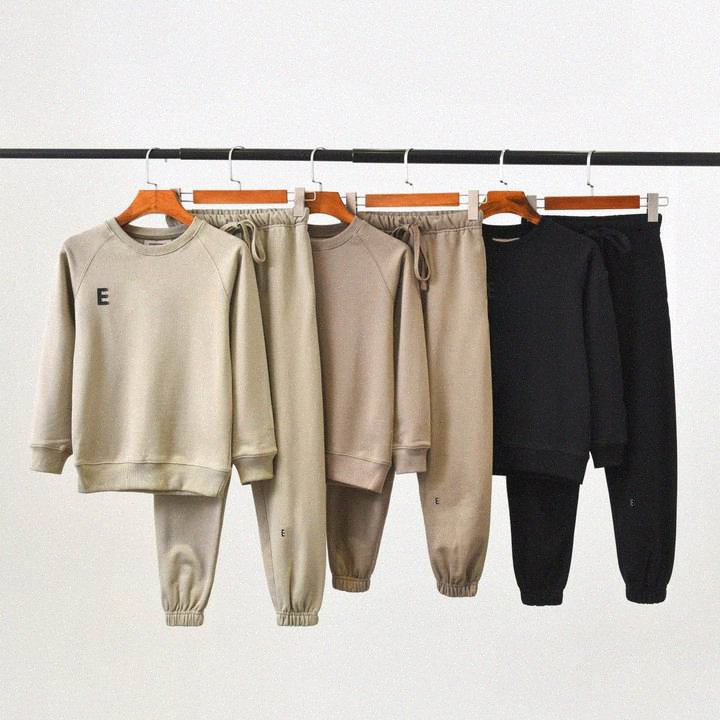 Ess Esstenials Tracksuits Hooded Kids Baby Clothing Sweatshirt Boys Designer Clothes Fear God Pullover SweatshirtsOymz#