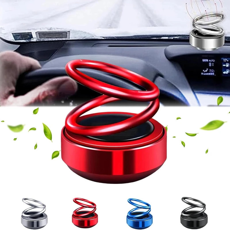 Car Air Freshener Solar Car Air Freshener rotate Kinetic Molecular Heater Fragrance Supplies Interior Accessories Decor Flavoring Perfume Diffuser 231