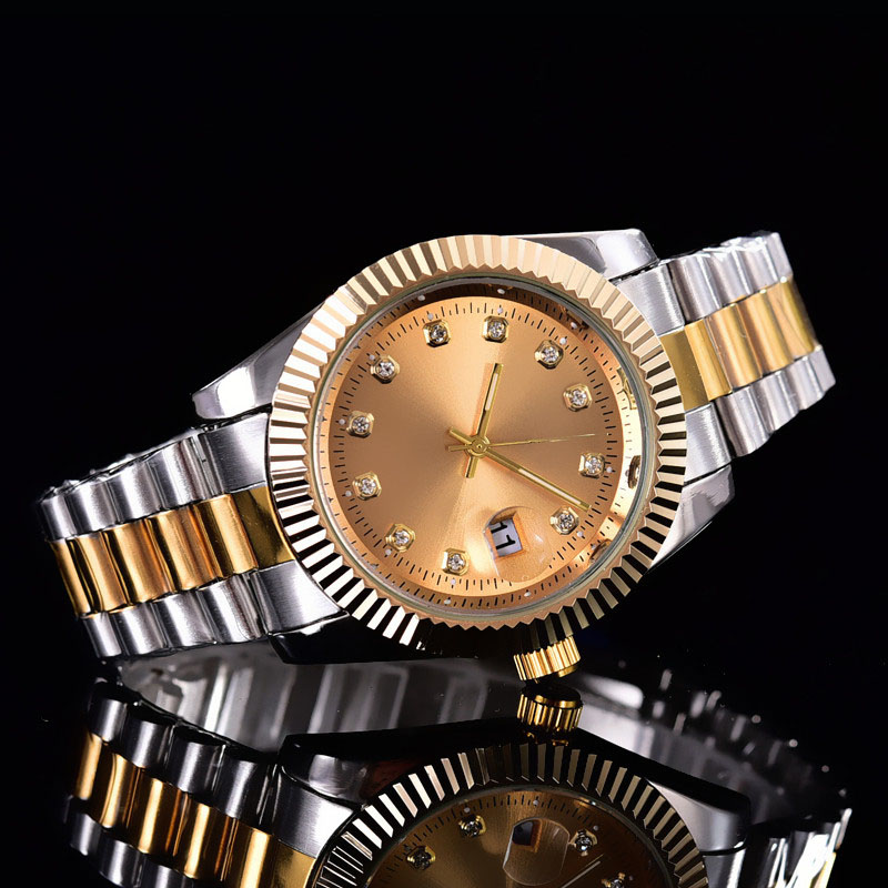 Fashion Trend women Men's Watches Luxury Quartz Wristwatch Stainless Steel Luminous Date Watch for Man Daily Dress