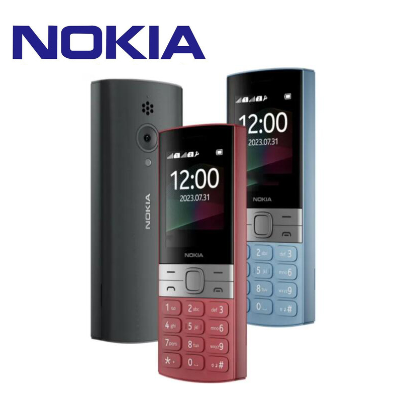 Original generalüberholtes Nokia 150 2023 Dual-Sim-Handy, nostalgisches Geschenk für Studenten, alte Männer