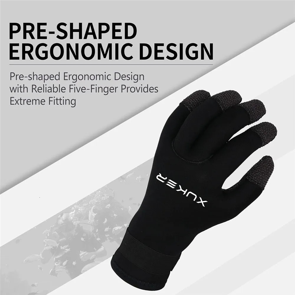 Sports Gloves 3mm Neoprene Diving Cut Resistant Keep Warm for Snorkeling Paddling Surfing Kayaking Canoeing Spearfishing Water 231215