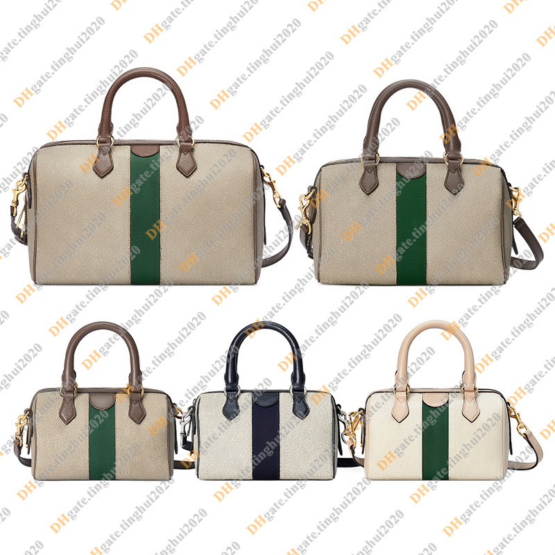 Unisex Fashion Casual Designe Luxury Ophidia Boston Bags TOTE Shoulder Bag Handbag Crossbody Travel Bag TOP Mirror Quality 772053 772061 772065 Purse Pouch 3 Size