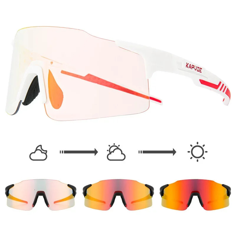 Ski Goggles P ochromic UV400 Men Women Sport Fishing Running Driving Glasses Cycling MTB Mountain Bike Eyewear Bicycle Sunglasses 231215