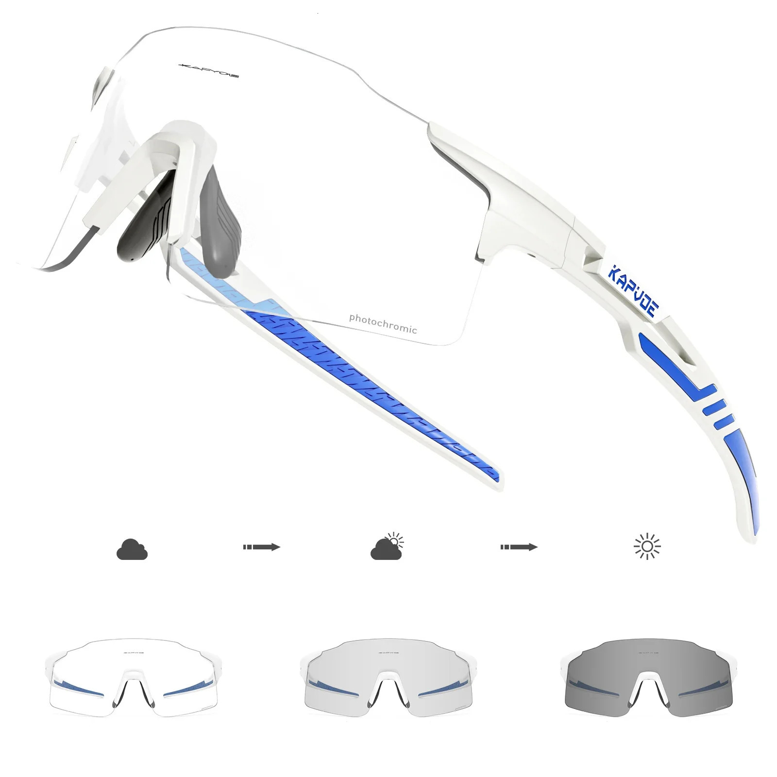 Ski Goggles P ochromic UV400 Men Women Sport Fishing Running Driving Glasses Cycling MTB Mountain Bike Eyewear Bicycle Sunglasses 231215