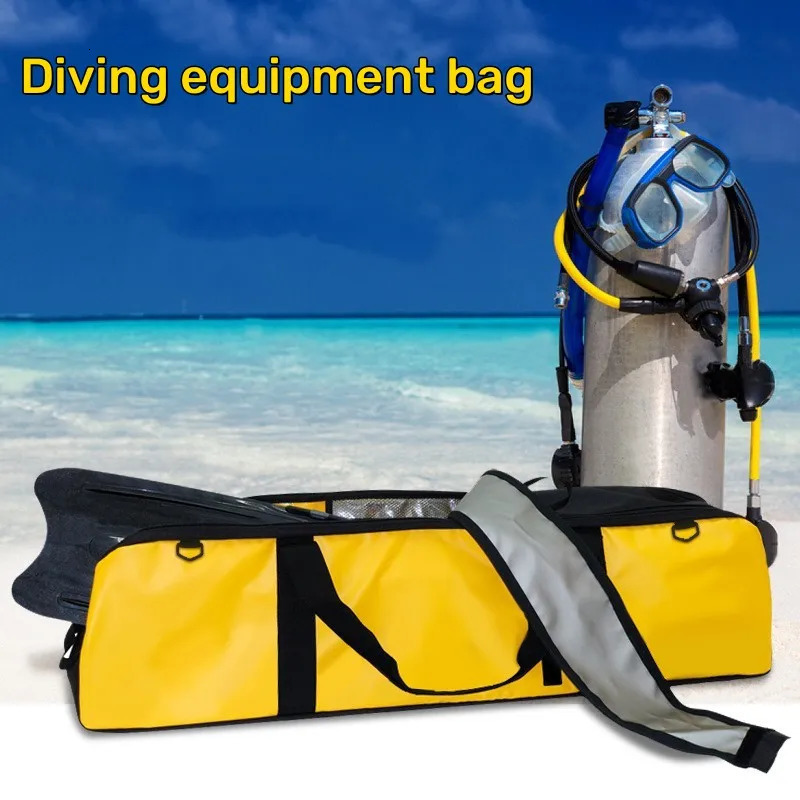 Outdoor Bags Diving Equipment Bag Free Long Fins Backpack Frog Shoes Large Capacity Waterproof for Surfing Fishing 231215