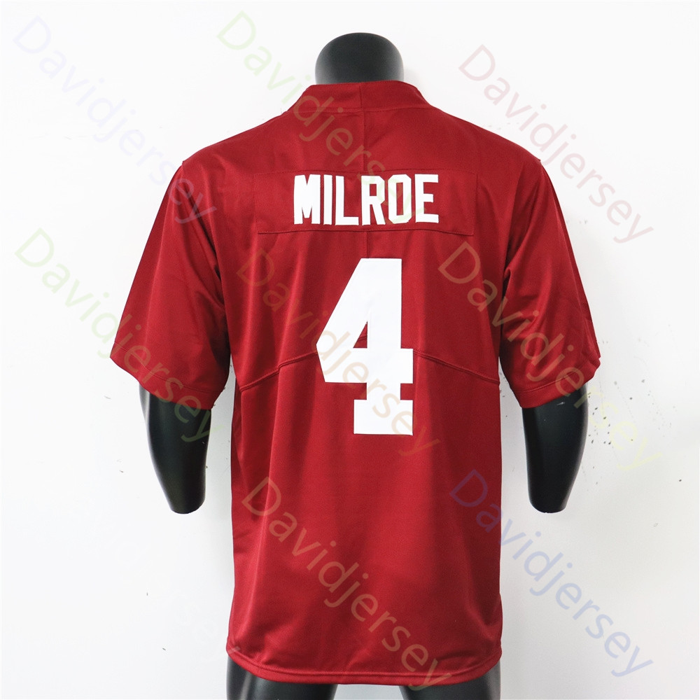 Football Jersey College Jalen Milroe Ryan Williams Justice Haynes Jam Miller Prentice Ty Simpson Custom Men Women Youth Jerseys
