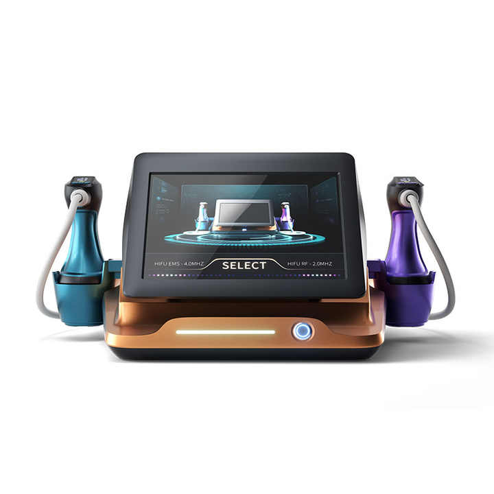 EMS Focused RF Facial Radio Frequency 8 Cartridges Body Contouring Fat Reduction Beauty Instrument