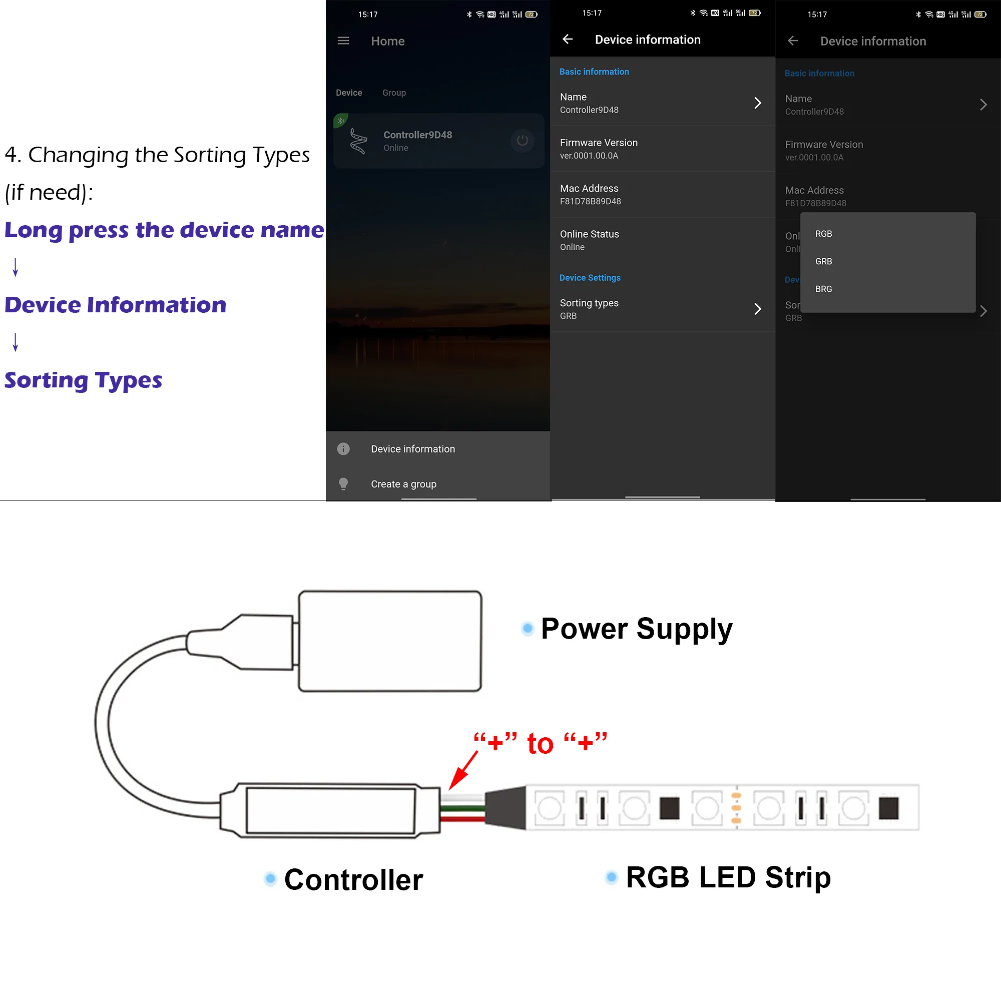 Mini RGB Bluetooth-compatible Controller Music LED Light Strip Controllers for RGBw Tape Lights Smart APP Control DC 5V 12V 24V LL