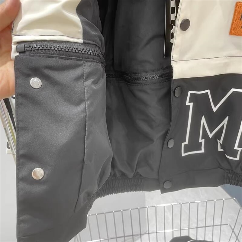 Jackets Spring Autumn Girls Jacket Baby Motorcycle Kids Children Coat Toddler Fashion Clothes Streetwear Letter 4 13Y 231215
