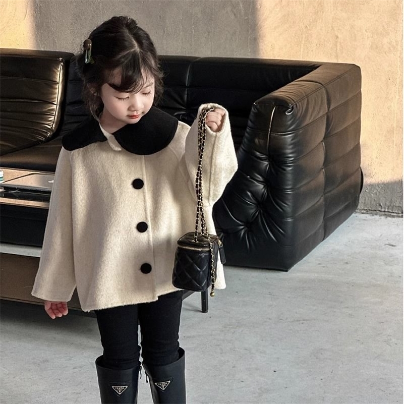 Coat 2023 Baby Girls Winter Coats Jackets Elegant Girl Kids Birthday Princess Overcoats Children Clothes Outfits 231215