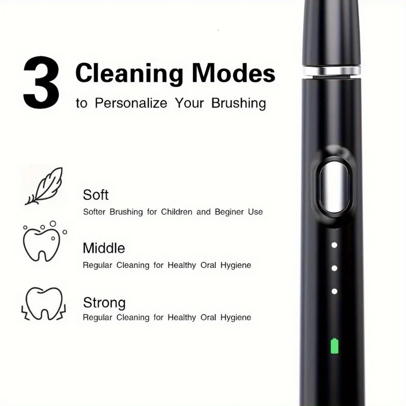 Toothbrush Sonic Electric Toothbrush USB RechargeableToothbrush 3 Modes Adult Ultrasonic Brush for Teeth Cleaning Sarmocare M200 Traveling 231215