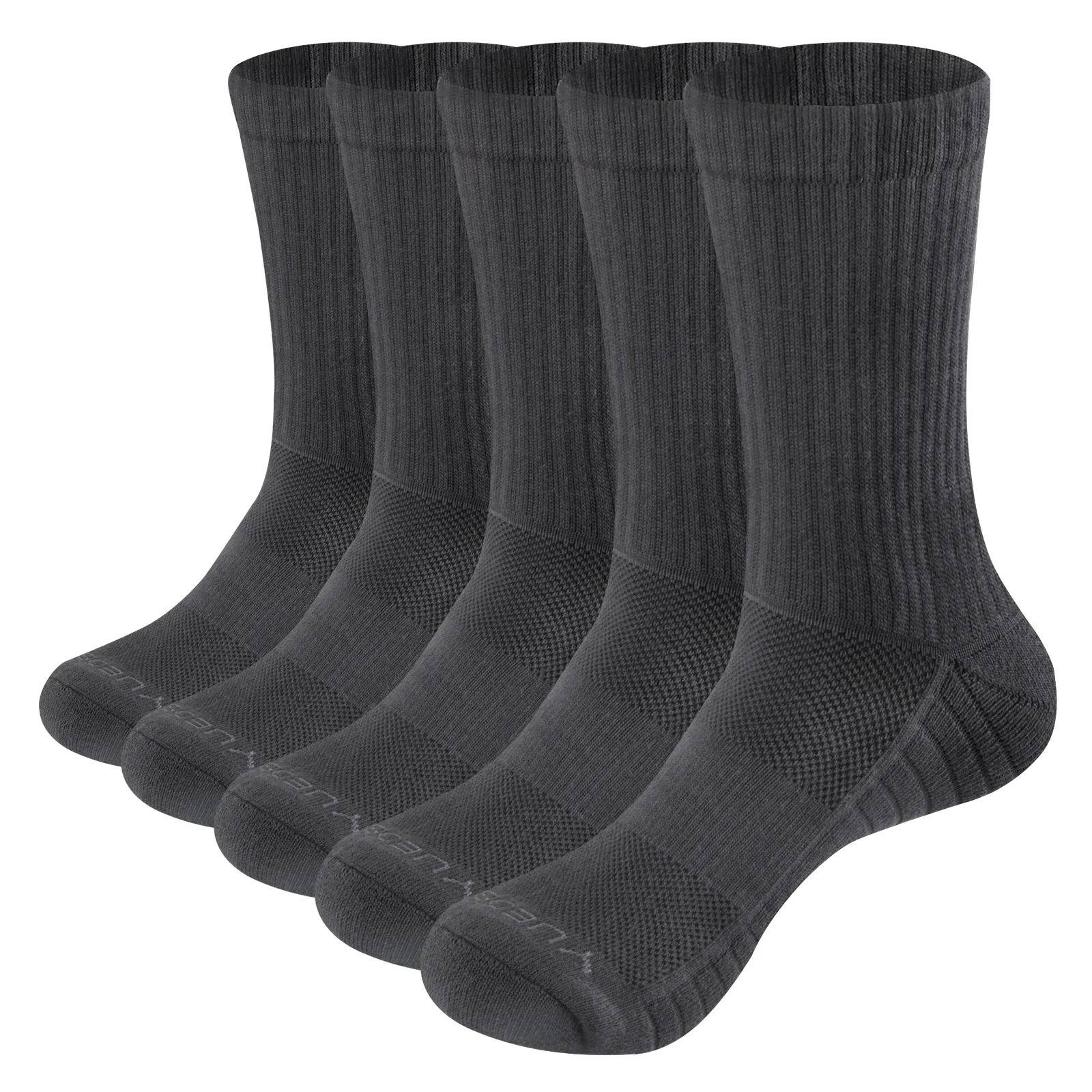 Sports Socks YUEDGE Men Thick Breathable Cotton Cushion Crew Outdoor Sports Hiking Trekking Socks Work Boot Socks For Men 37- EU 231216