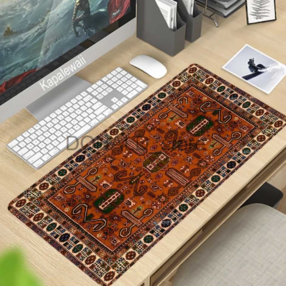 Mouse Pads Wrist Rests Persian Carpet Custom Large Xxl Mouse Pad Keyboards Rubber Gaming Mousepad Desk Mat For Game Player Desktop Computer Laptop Mat
