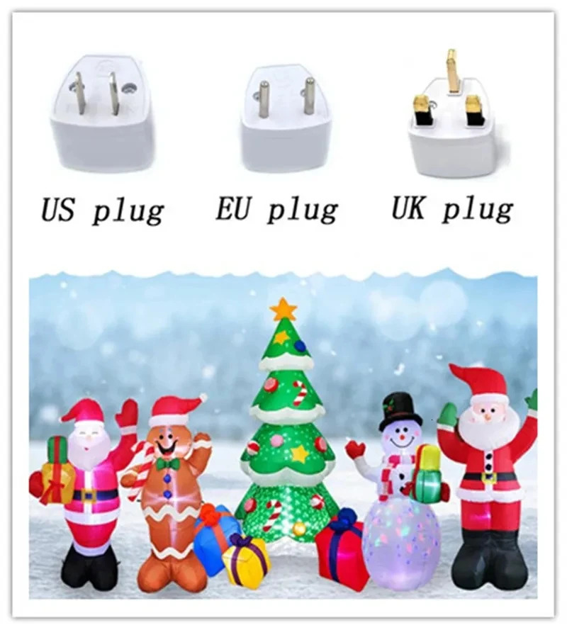 Christmas Decorations Inflatables Decoration Builtin LED Inflatable model Xmas Party Indoor Outdoor Yard Lights Illuminate 231216