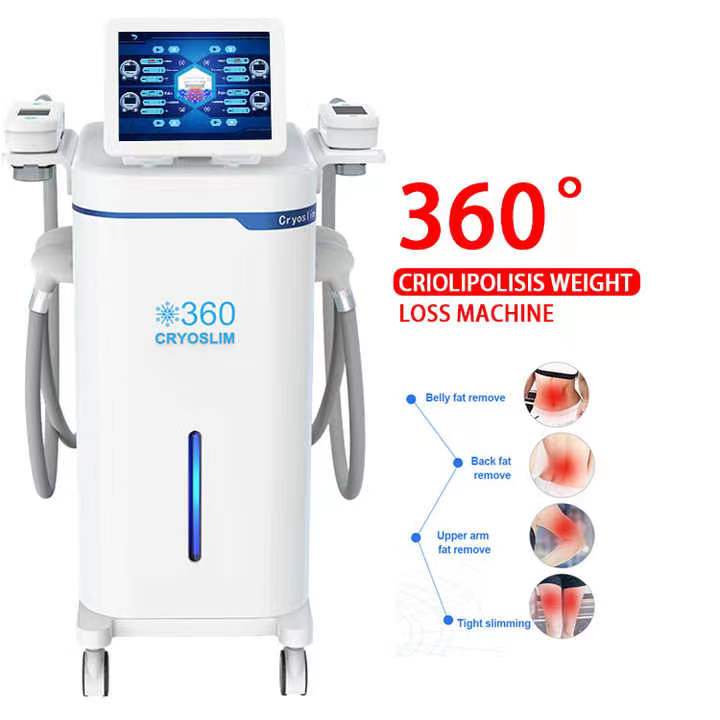Cryo Body Shape Cryolipolysis 4 Handles 360 Cryolipolysis Fat Cell Dissolving Body Slimming Criolipolisis
