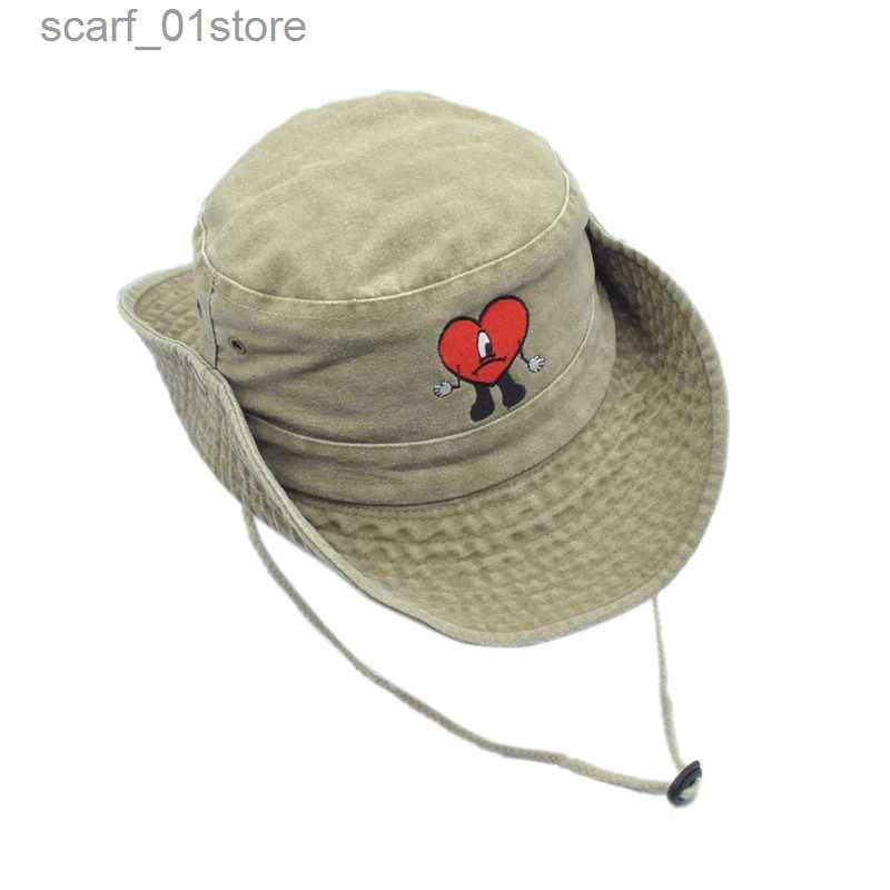 Wide Brim Hats Bucket Hats 2023 Fishing Fisherman Hats UN VERANO SIN TI Bucket Hat for Men Woman Outdoor C Wide Brim Summer Hiking Camping HatL231216