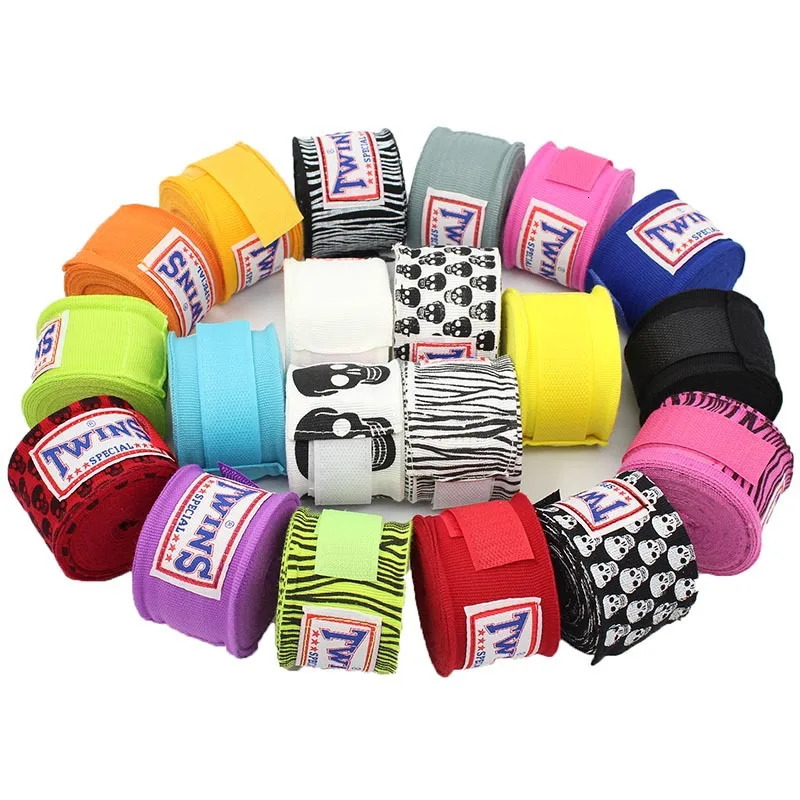 Protective Gear Multicolor Bandages Wrapped Around Hands with Sports Protective Gear Hand Guards Straps 5 Meters Elastic Boxing Straps Sanda 231216