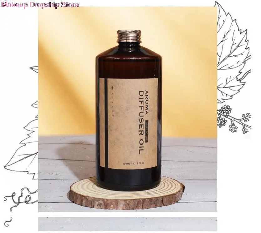 Essential Oil 500ml Aroma Diffuser Oil Plant Home Fragrance Oil Reed Diffuser Refill Aroma Diffuser Essential Oil Replacement Hilton 231215