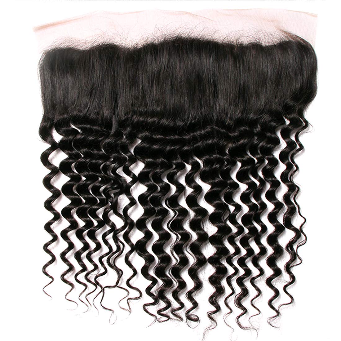 Jerry Curly Human Hair 13X4 Transparent Lace Frontals Closures Pre Plucked Natural Haire