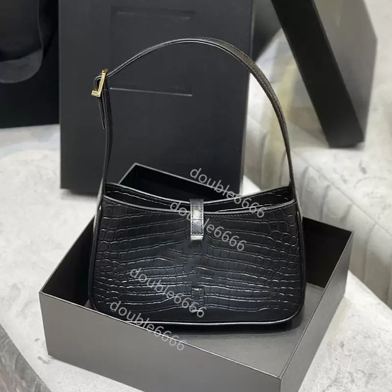 designer bag armpit bag single shoulder bags from 5 to 7 crocodile snake skin paint surface plug-in buckle made of different material styles