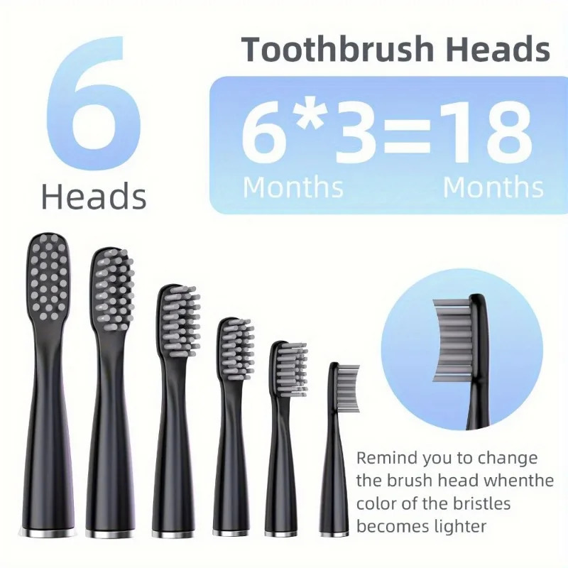 Toothbrush Sonic Electric Toothbrush USB RechargeableToothbrush 3 Modes Adult Ultrasonic Brush for Teeth Cleaning Sarmocare M200 Traveling 231215