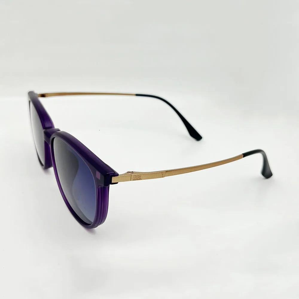 Fashion Sunglasses Frames Magnet Eyeglasses Full Rim Optical Frame With Sunglasses Clip Square Shape Glasses 3019 231215