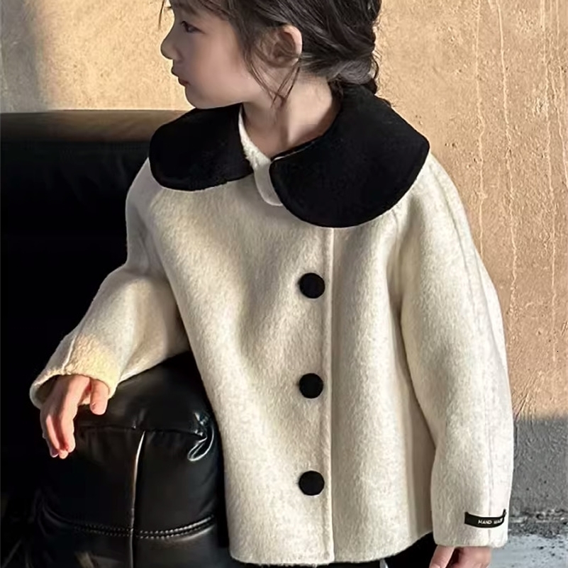 Coat 2023 Baby Girls Winter Coats Jackets Elegant Girl Kids Birthday Princess Overcoats Children Clothes Outfits 231215