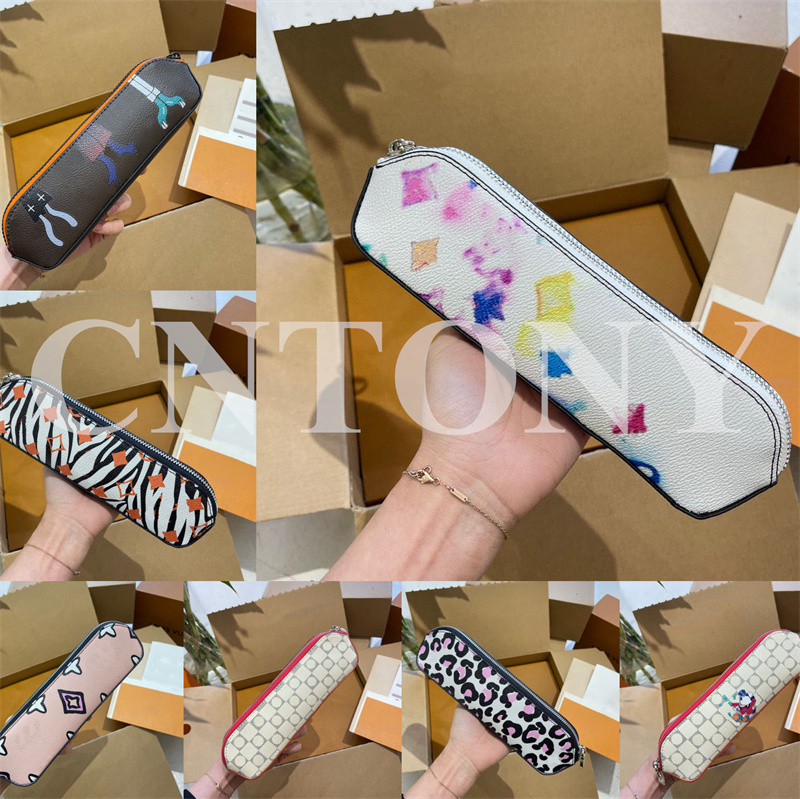 Designer Pencil case Sunflower Unisex Wallet Colorful Letter Portable Wallets Leopard Flower Storage Bag