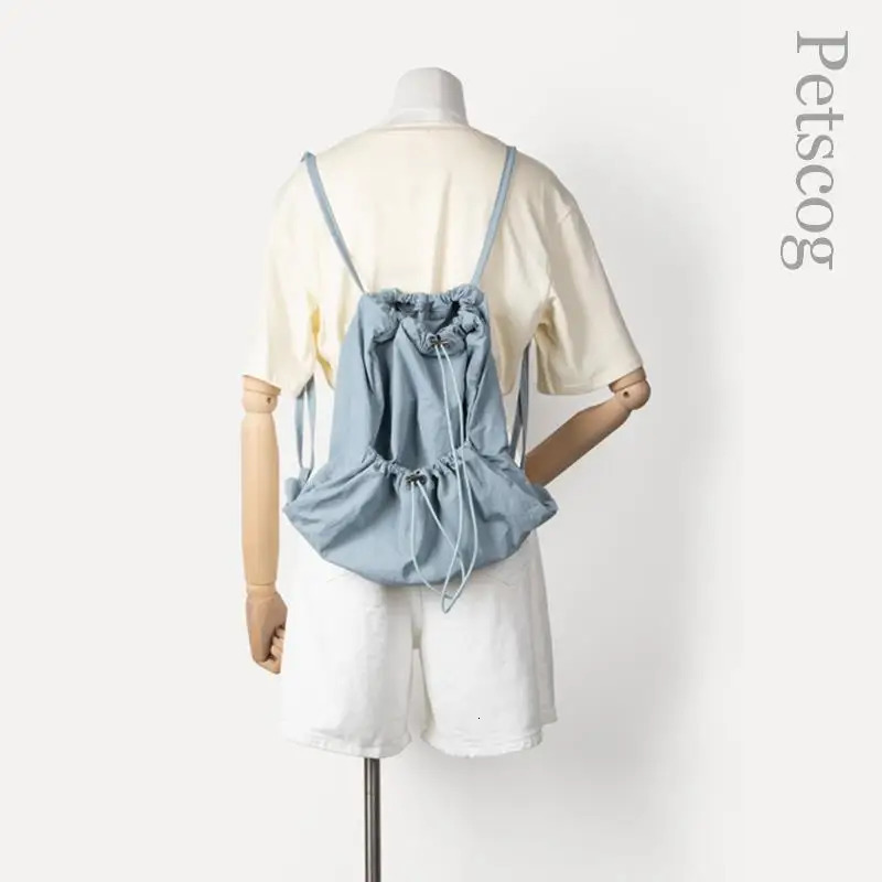 Evening Bags Summer Drawstring Backpacks Large Capacity Soft Nylon Shoulder Bag Casual Fashion Ladies Backpack Travel Mochilas Para Mujer 231216