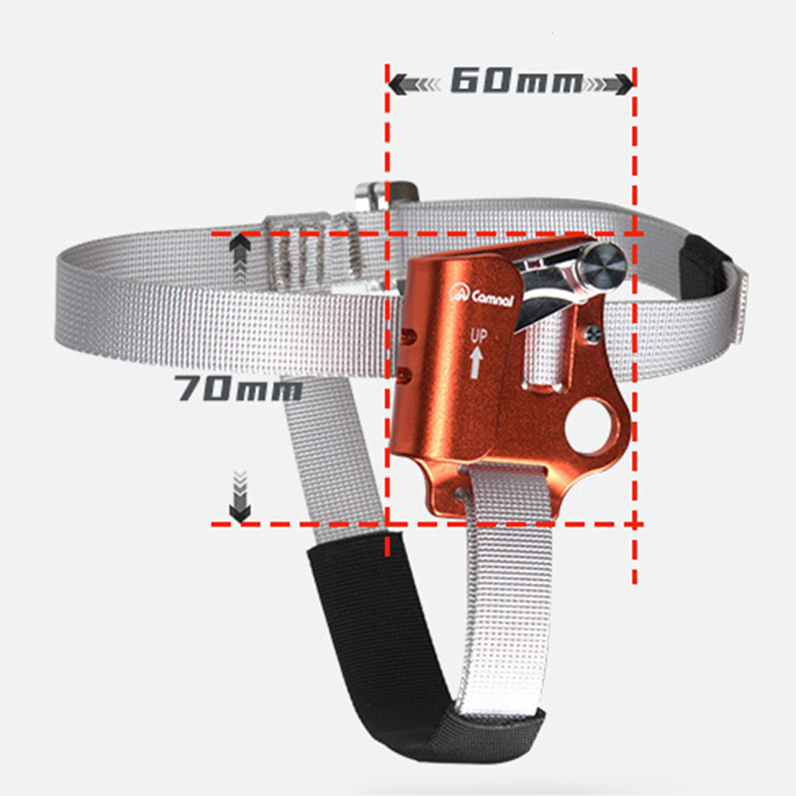 Carabiners L / R Foot Ascender Riser Tree Rock Climbing Fall Protection Equipment Gear Climbing Ascender Rigging Caving Gear Equipment 231215