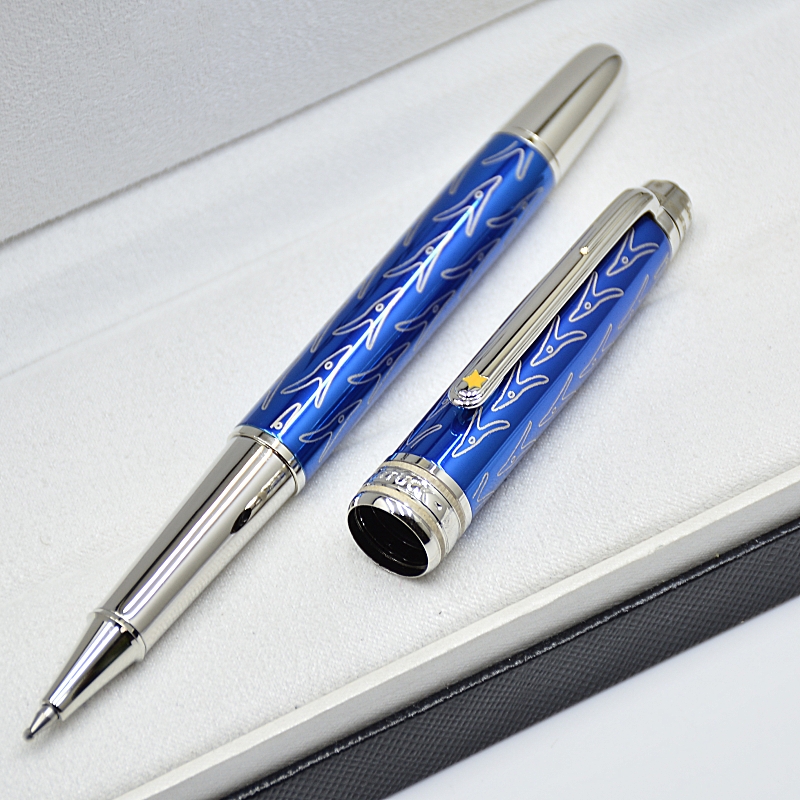 Special Edition Prince Blue Metal And Resin Rollerball Pen Ballpoint Pen Office School Writing Fountain Pens With Serial Number
