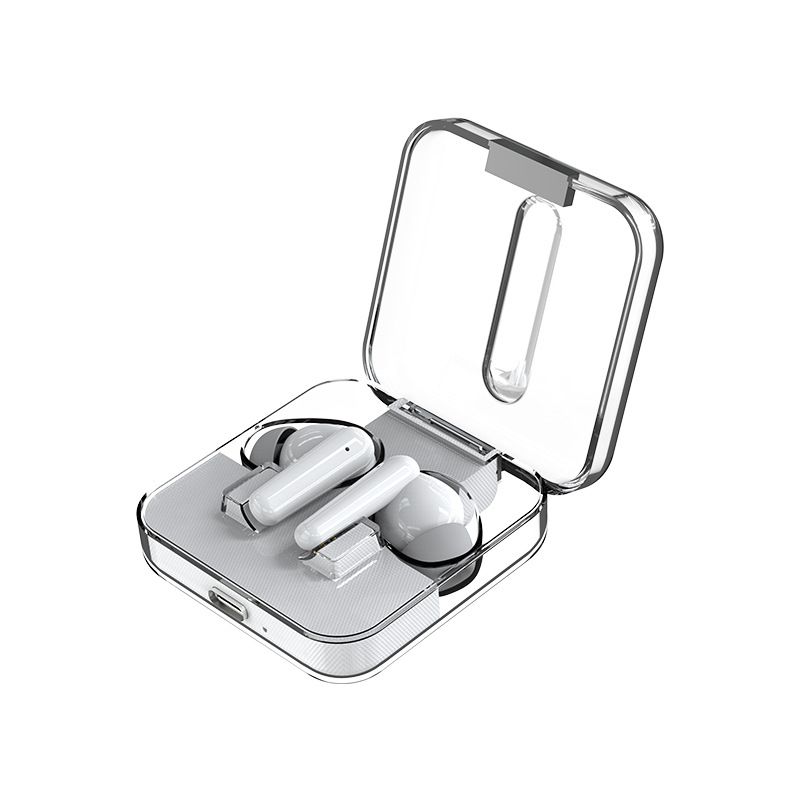 TWS Bluetooth wireless earphones In-ear headset Transparent shell Fingerprint control S168 Built-in Microphone High quality Sport Earphone Music heads
