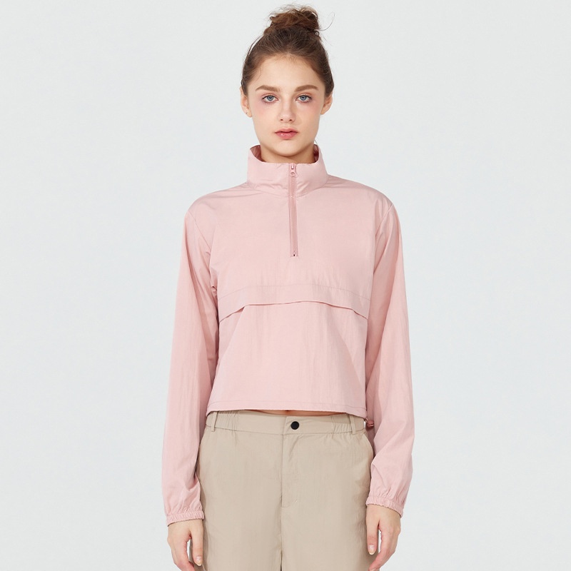 261 Yoga Jacket Sports Coat Womens Tight Yoga Clothes Quick-drying Long-sleeved Top Zipper Cardigan Fitness YC261